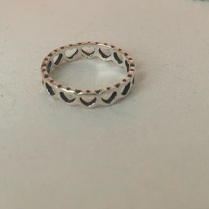 James Avery size six heart ring
